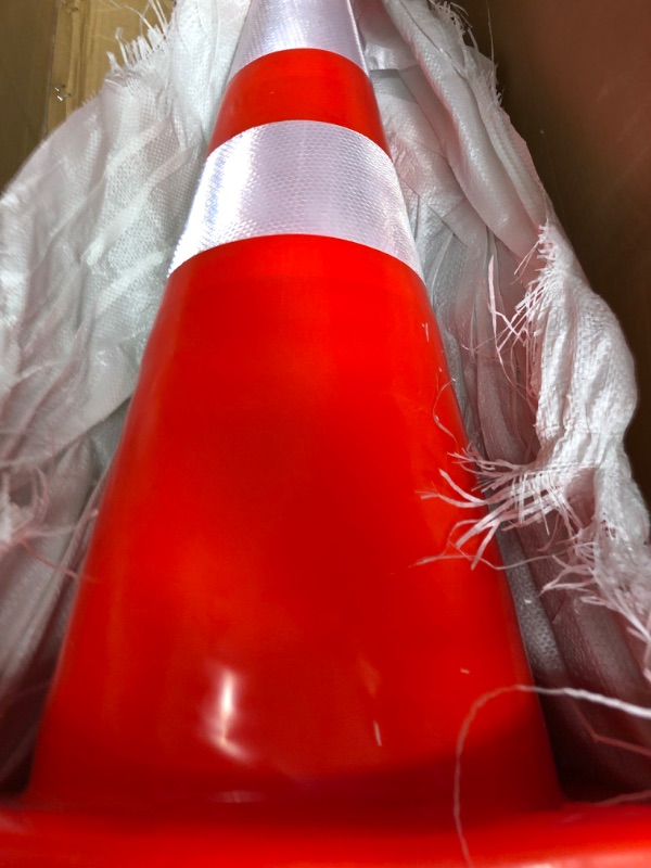 Photo 2 of 12Pack Traffic Safety Cones 28'' inches with Reflective Collars.