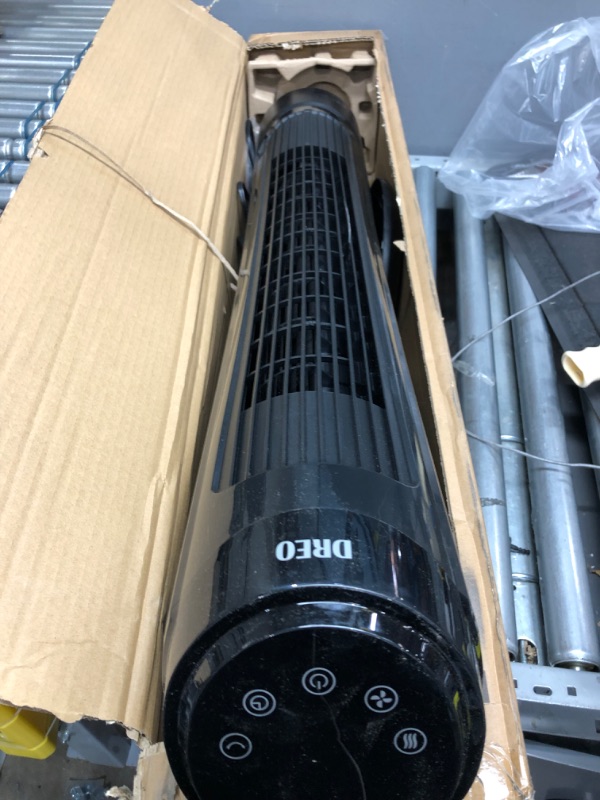 Photo 2 of Dreo Cruiser Pro Tower Fan 90° Oscillating Fans with Remote, Quiet Cooling,12 Modes, 12H Timer, Space-Saving, LED Display with Touch Control, 40” Portable Floor Bladeless Fan for Bedroom Home Office.

