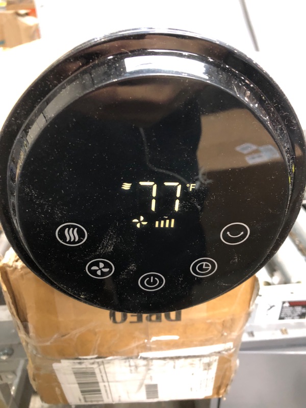 Photo 5 of Dreo Cruiser Pro Tower Fan 90° Oscillating Fans with Remote, Quiet Cooling,12 Modes, 12H Timer, Space-Saving, LED Display with Touch Control, 40” Portable Floor Bladeless Fan for Bedroom Home Office.
