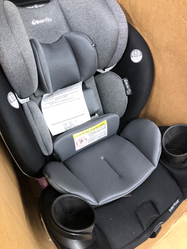 Photo 3 of Evenflo Gold SensorSafe EveryStage Smart All-in-One Convertible Car Seat, Moonstone