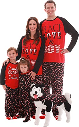 Photo 1 of #followme Matching Christmas Pajamas for Couples, Dog and Owner