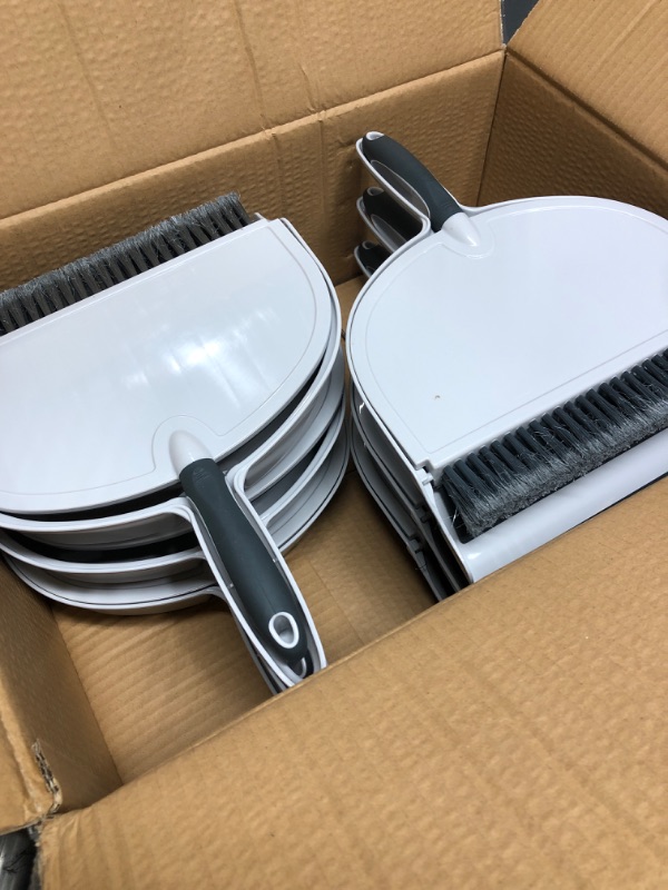 Photo 1 of Amazon Commercial 10-inch Brush and Dustpan Set - 6-Pack
