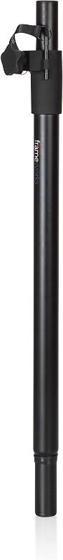 Photo 1 of Gator Frameworks Standard Subwoofer Speaker Pole Mount with Adjustable Height (GFW-SPK-SUB60),Black
