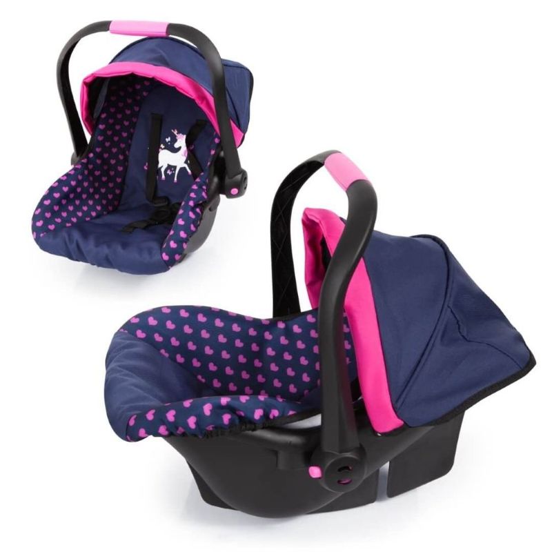 Photo 1 of Baby Doll Deluxe Car Seat with Canopy- Blue & Pink
