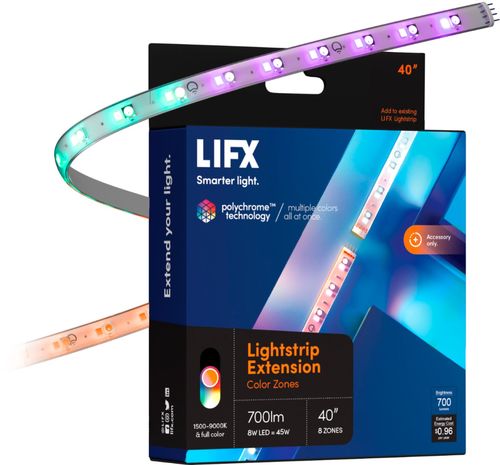 Photo 1 of LIFX 40 in. Smart LED Light Strip Extension, Strip Light (1-Pack), White
