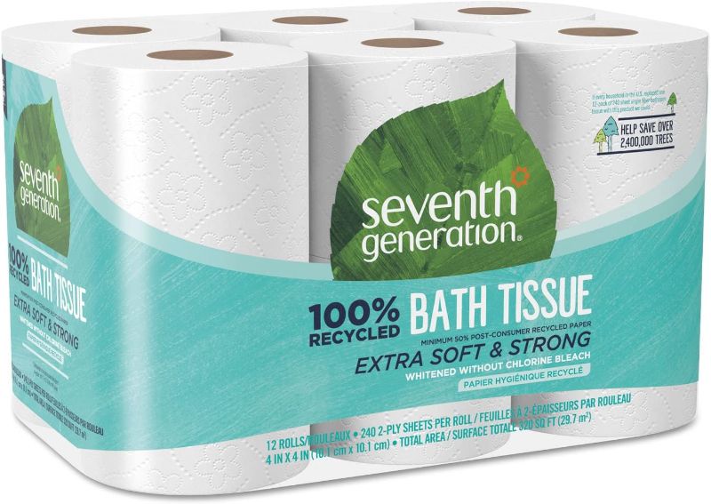 Photo 1 of 4pk of the Seventh gerneration bath tissue