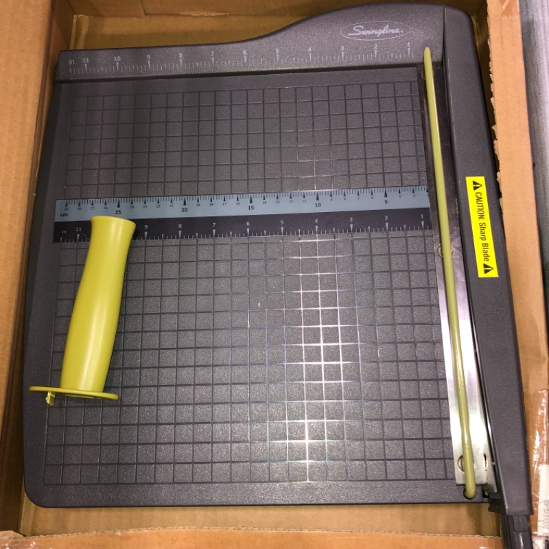 Photo 1 of Swingline Classiccut 13 in. x 19-1/2 in. Plastic Base Lite Paper Trimmer Board 10-Sheets Capacity