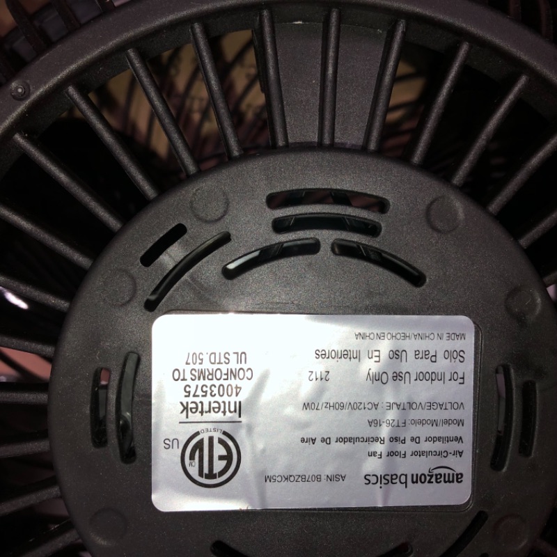 Photo 2 of  3 Speed Small Room Air Circulator Fan
