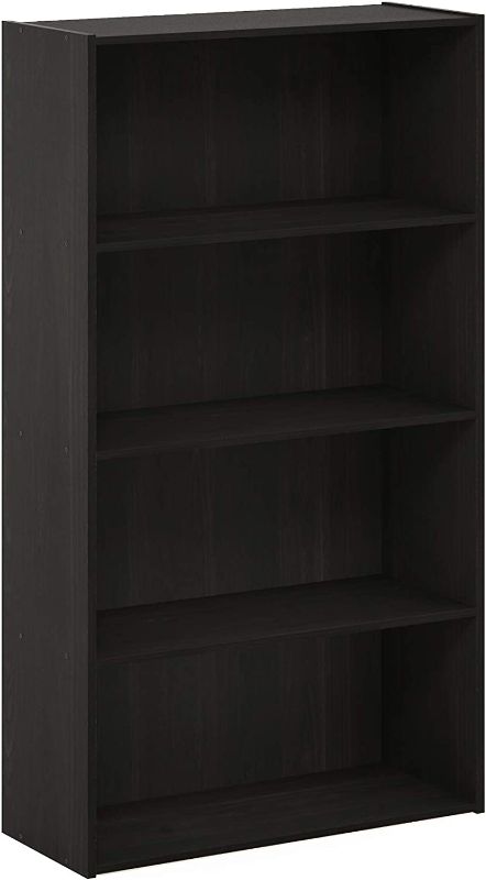 Photo 1 of **Missing Hardware**Furinno Pasir 4-Tier Open Shelf Bookcase