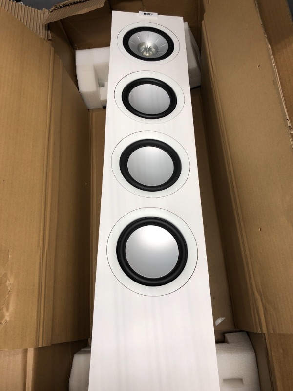 Photo 2 of KEF - Q Series 5.25" 2.5-Way Floorstanding Speaker (Each) - Satin White
