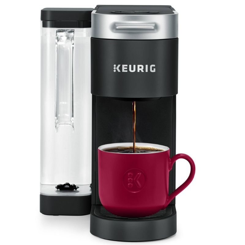 Photo 1 of Keurig K-Supreme Single Serve K-Cup Pod Coffee Maker with Tumbler and Milk Frother Bundle in Black
