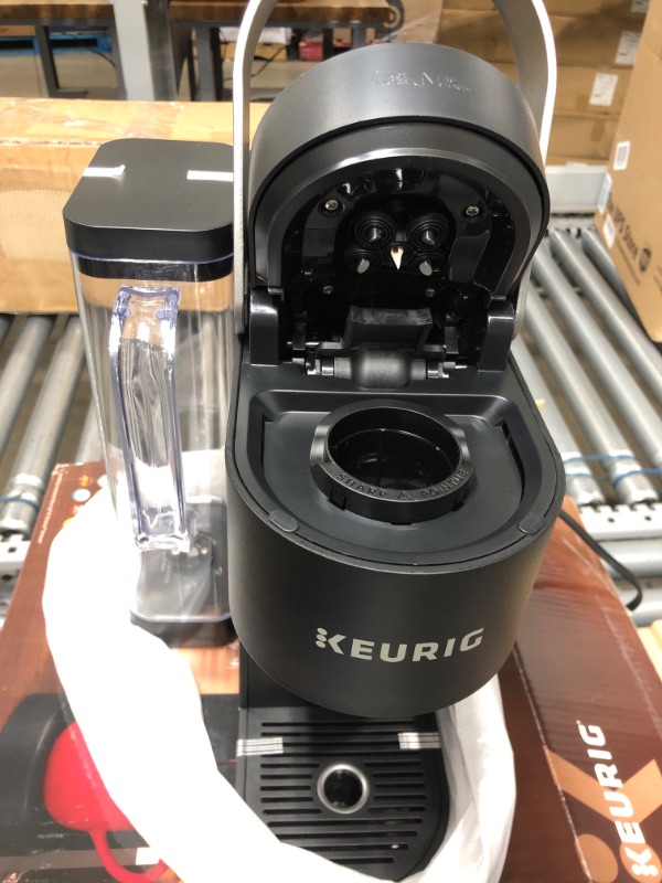 Photo 3 of Keurig K-Supreme Single Serve K-Cup Pod Coffee Maker with Tumbler and Milk Frother Bundle in Black
