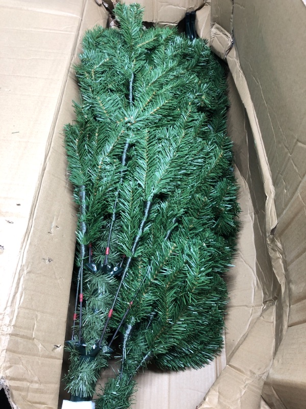 Photo 2 of 7.5ft National Christmas Tree Company North Valley Spruce Hinged Full Artificial Christmas Tree