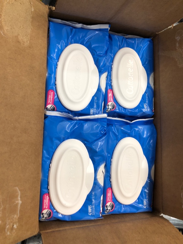 Photo 2 of Cottonelle FreshFeel Flushable Wet Wipes, Adult Wet Wipes, 8 Flip-Top Packs, 336 Total Wipes 42 Count (Pack of 8)