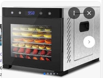 Photo 1 of PARTS ONLY DOES NOT WORK
NutriChef Electric Countertop Food Dehydrator with 6 Trays

