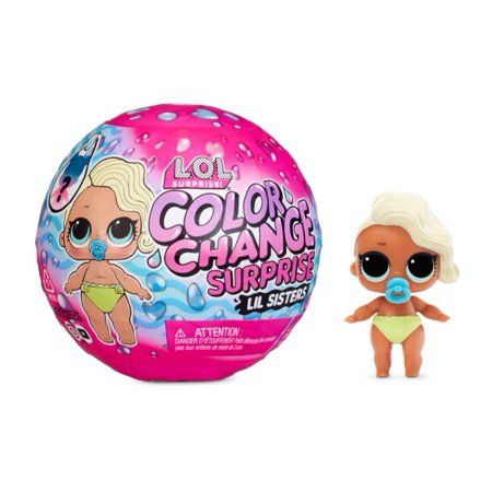 Photo 1 of 3 OF- LOL Surprise Color Change Lil Sisters with 5 Surprises Including Fashion Outfit 
