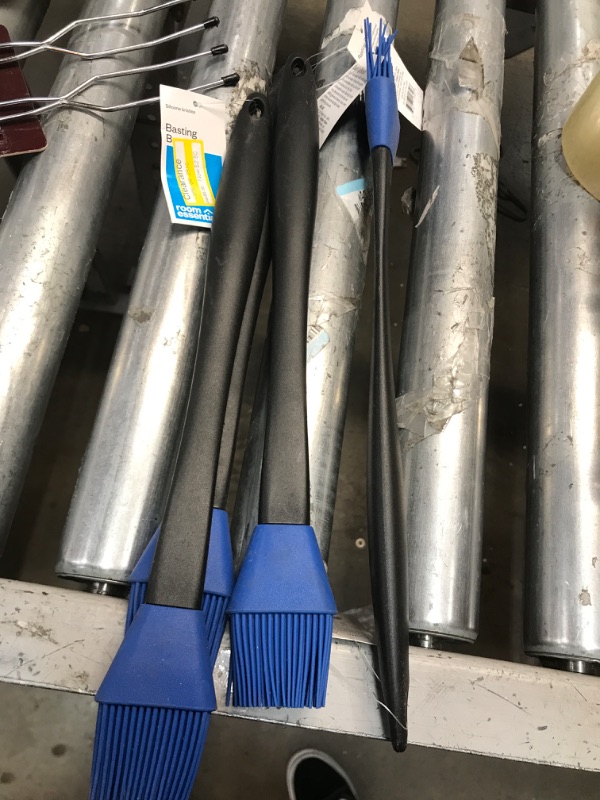 Photo 2 of 4 OF- Long Handled Basting Brush Blue - Room Essentials™
