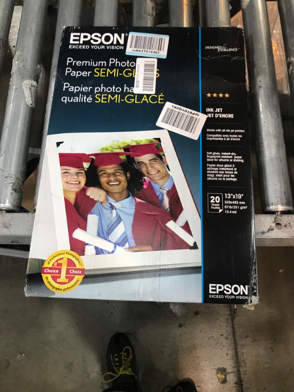 Photo 2 of Epson S041329 4in Roll Premium Semiglossphoto Paper for 1270-870-875Dc & 2000P