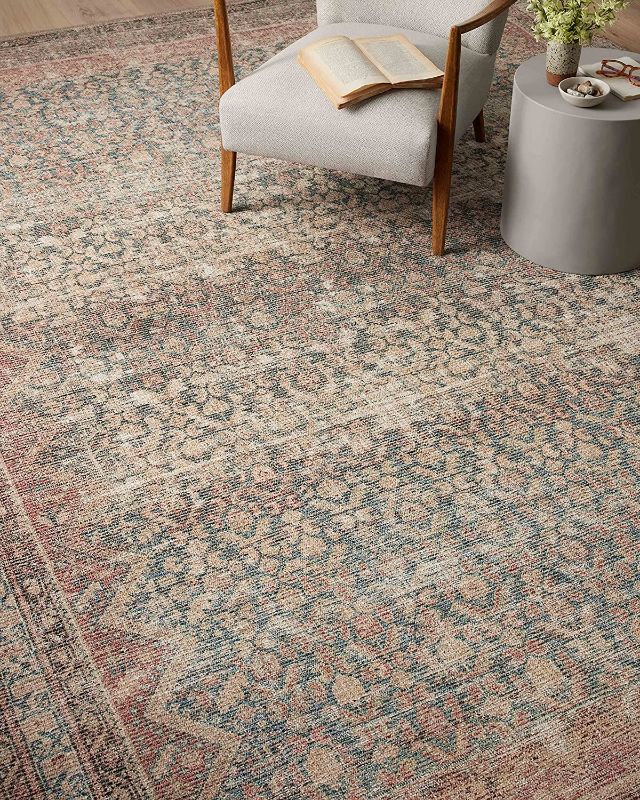 Photo 1 of 

Angela Rose x Loloi Aubrey Collection AUB-03 Ocean / Spice, Traditional 2'-6" x 9'-6" Runner Rug