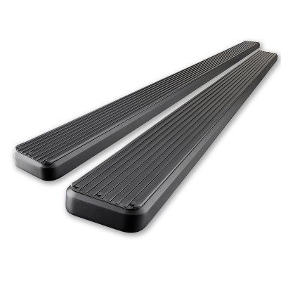 Photo 1 of ****Parts Only***Ford F150 SuperCrew Cab 2004-2008 iBoard Running Boards Black Aluminum 4 Inch
