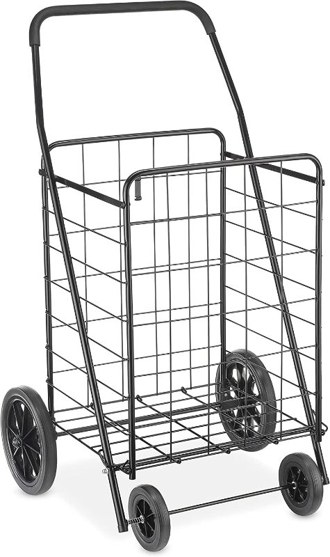 Photo 1 of  Deluxe Utility Cart, Extra Large, Black
