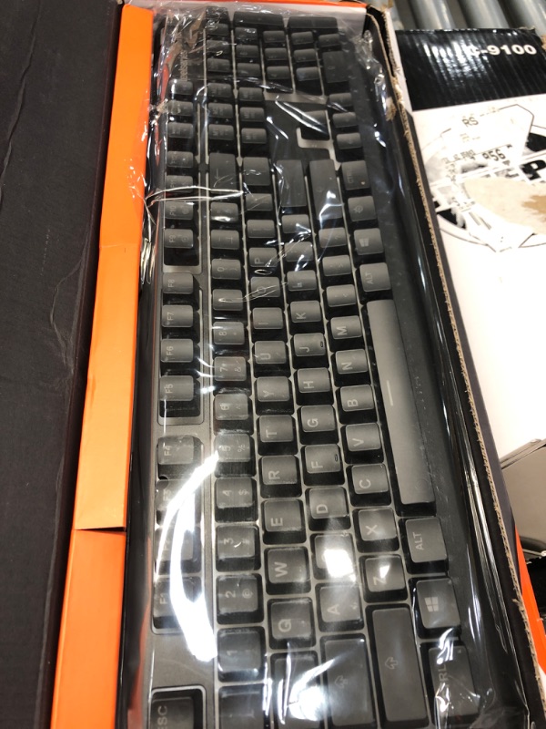Photo 2 of SteelSeries Apex 3 RGB Gaming Keyboard – 10-Zone RGB Illumination – IP32 Water Resistant – Premium Magnetic Wrist Rest (Whisper Quiet Gaming Switch)
