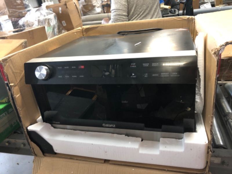 Photo 1 of 1.2 cu. ft. Countertop ToastWave 4-in-1 Convection Oven, Air Fry, Toaster Oven, Microwave in Stainless Steel