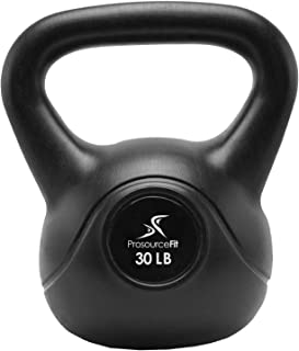 Photo 1 of 30LB ProSource Vinyl Plastic Kettlebell from 10, 15, 20, 25, 30, and 35 lbs