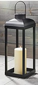 Photo 1 of BENT CORNER***large outdoor lantern with solar candle, 20"