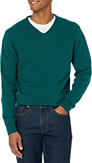 Photo 1 of Men's Midweight V-Neck Cotton Sweater XS