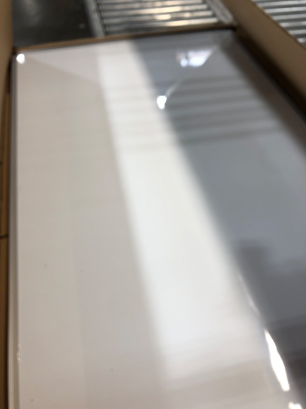 Photo 1 of Overall size: 60" x 36" ( frame included); Writing surface size: 58" x 34"
VIZ-PRO Dry Wipe Magnetic Whiteboard, Silver Aluminium Frame, 