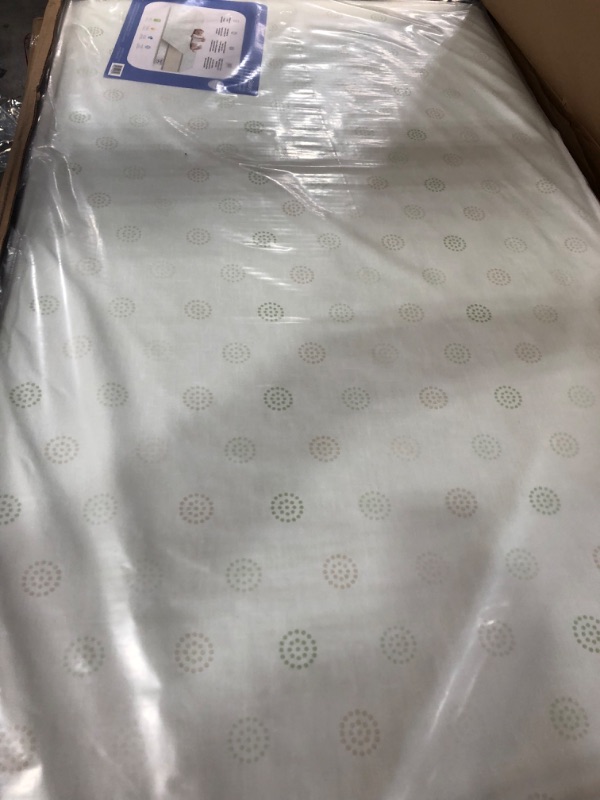 Photo 2 of Delta Children Twinkle Galaxy Dual Sided Crib and Toddler Mattress - Premium Sustainably Sourced Fiber Core - Waterproof - GREENGUARD Gold Certified (Non-Toxic) - 7 Year Warranty - Made in USA