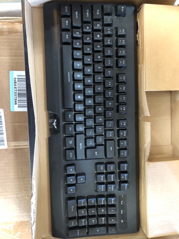 Photo 1 of HAVIT HV-KB663GCM Wireless Gaming Keyboard, 104 Keys Rechargeable, LED Rainbow Backlit
