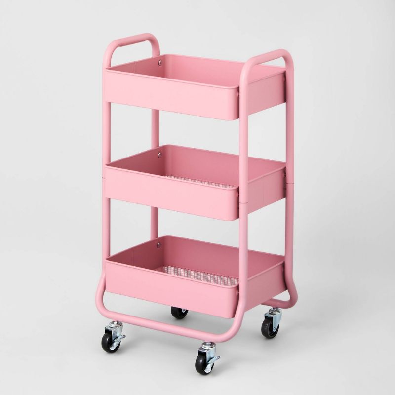 Photo 1 of 3 Tier Metal Utility Cart - Brightroom