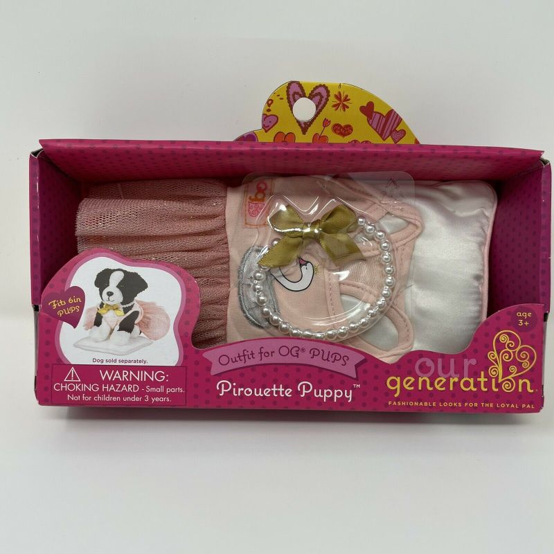 Photo 1 of **FOR TOY*- Our Generation Pirouette Puppy Ballet Ballerina Dog Outfit Clothes Puppy Outfit
