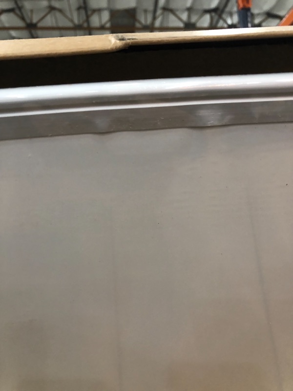 Photo 1 of VUSIGN Magnetic Dry Erase Board, 48 X 36 Inches, Wall Mounted White Board with Pen Tray, Silver Aluminium Frame
