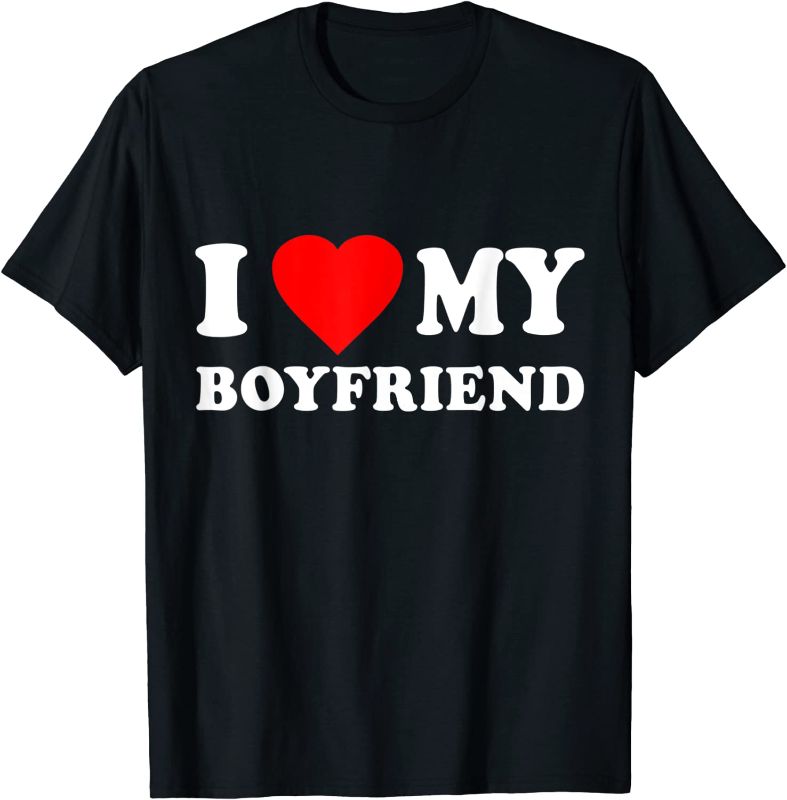 Photo 1 of I Love My Boyfriend T-Shirt - Size medium
