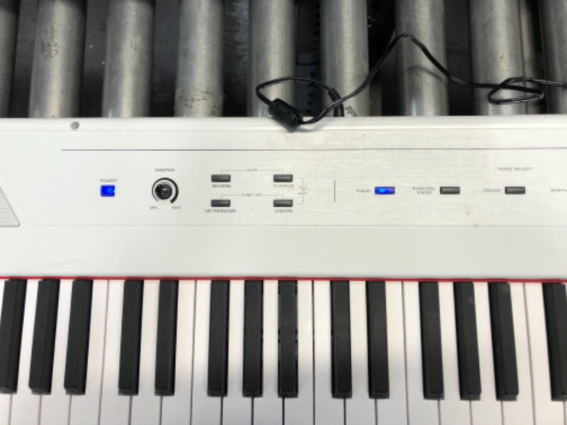 Photo 3 of Alesis Recital – 88 Key Digital Piano Keyboard with Semi Weighted Keys, 2x20W Speakers, 5 Voices, Split, Layer and Lesson Mode, FX 