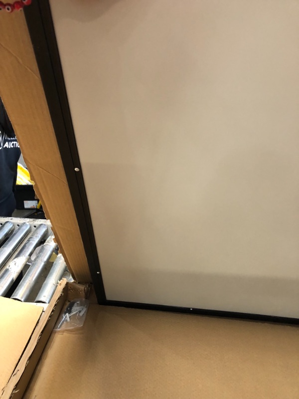 Photo 1 of Large Whiteboard for Wall, maxtek 72 x 40 inches Dry Erase Board Magnetic White Board with Marker Tray 1 Eraser 3 Markers 6 Magnets | Foldable Memo Whiteboard for Office Home School 72x40 inch Black Style C