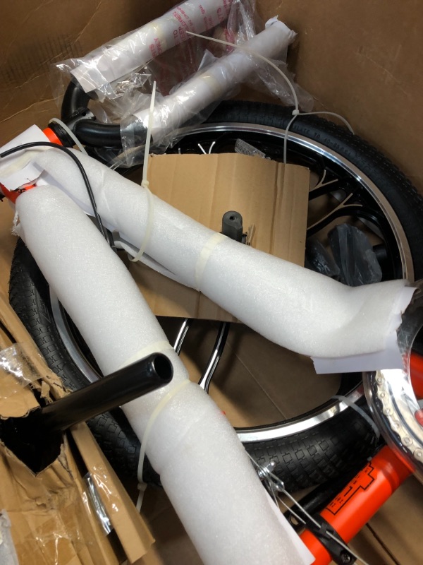 Photo 1 of **not in correct box**
Mongoose Legion Mag Freestyle BMX Bike, 20-inch Wheels, Orange