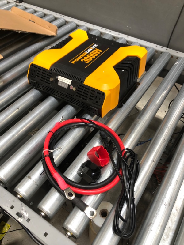 Photo 1 of ***PARTS ONLY*** PowerDrive PD3000 3000 Watt Power Inverter Features Bluetooth(R) Wireless Technology with an APP Interface for Remote Access (UNABLE TO TEST. USED)