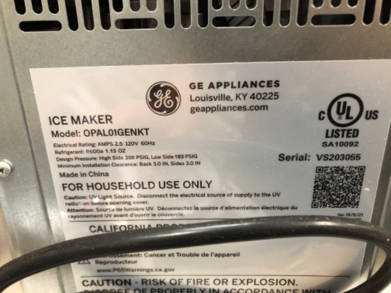 Photo 1 of GE Profile Opal | Countertop Nugget Ice Maker with Side Tank 