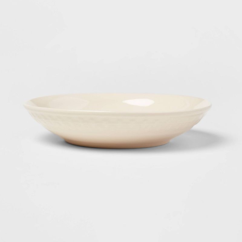 Photo 1 of 27oz Stoneware Fairlee Dinner Bowl - Threshold (5-Pack)