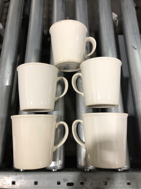 Photo 2 of 14oz Porcelain Woodbridge Mug White - Threshold (5-Pack)