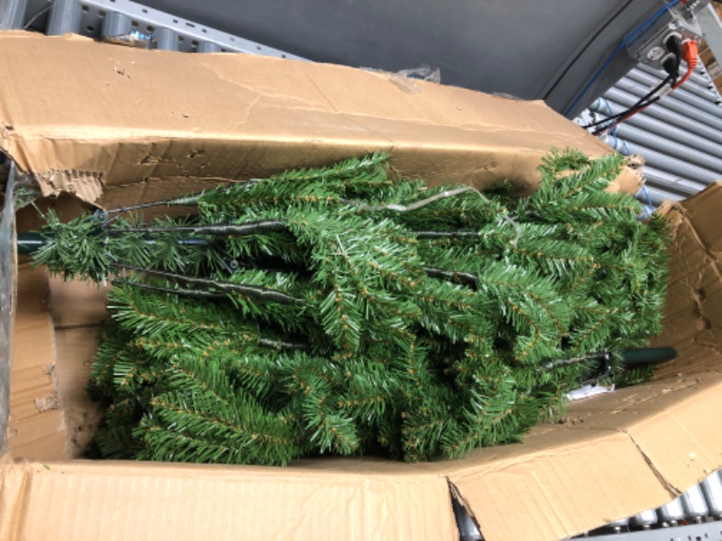 Photo 2 of 7.5ft National Christmas Tree Company Kingswood Fir Artificial Pencil Christmas Tree