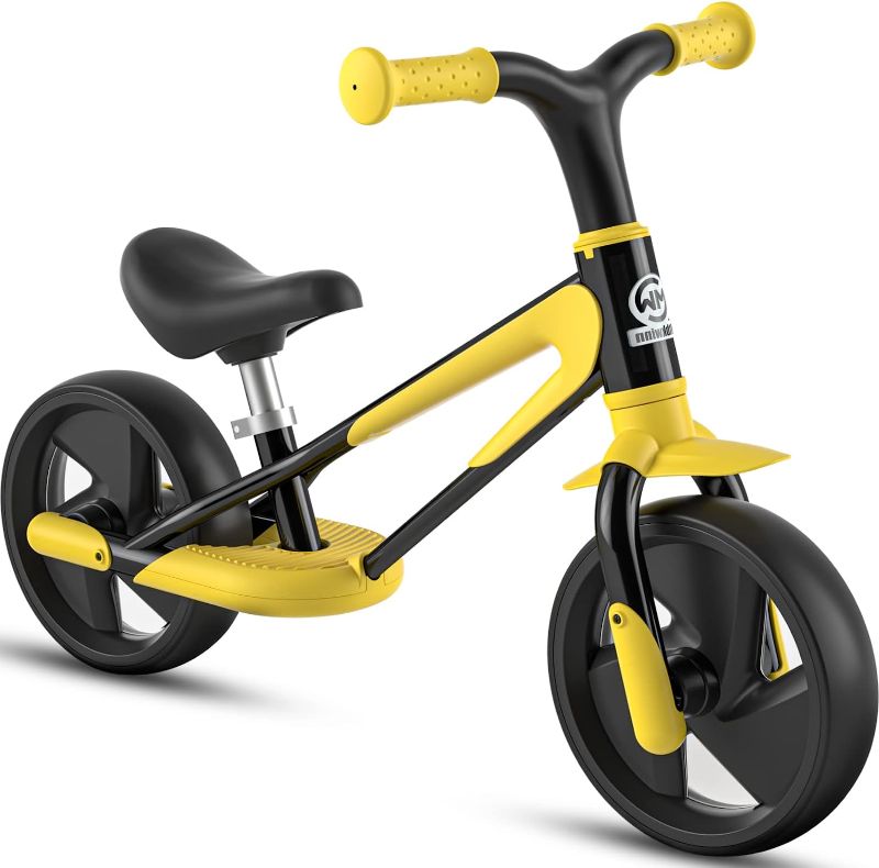 Photo 1 of Balance Bike - Kids' Balance Bikes for 2 3 4 5 6 Year Old Boys Girls - 8" 12" Lightweight Aluminum Adjustable Toddler Training Bike No Pedal Bikes with EVA Patented Design Explosion-Proof Wheels
