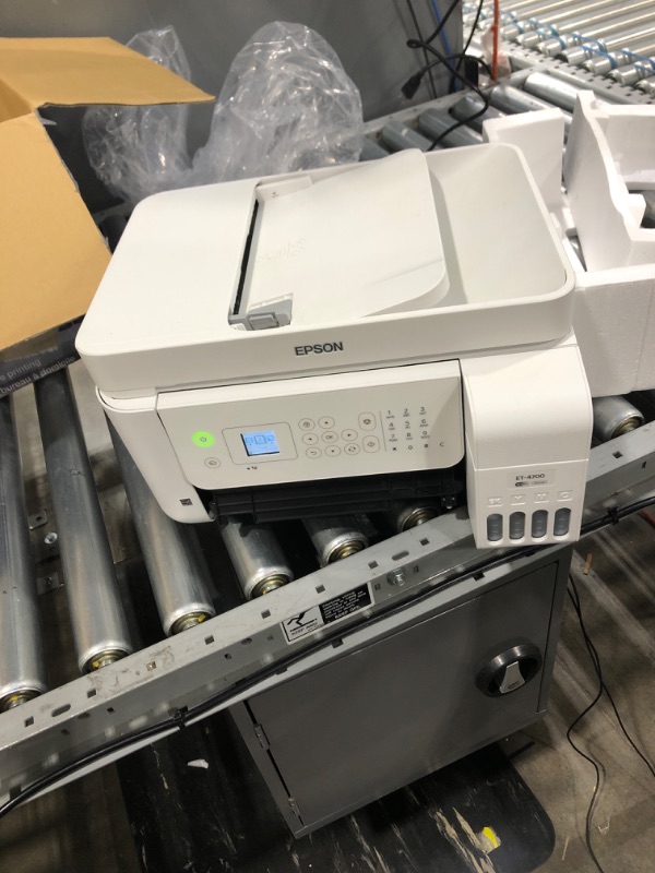 Photo 1 of Epson Premium EcoTank 4800 Series All-in-One Color Inkjet Printer I Print Copy Scan Fax I Wireless Ethernet USB I Mobile and Voice-Activated Printing I 30-Sheet ADF I Print Up to 10 ppm I 1.44" LCD
