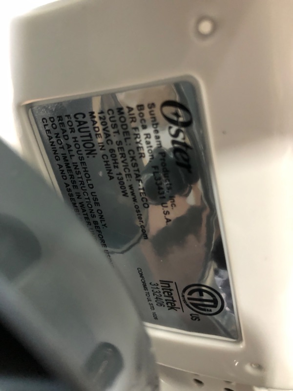 Photo 1 of Oster Dura Ceramic Air Fryer