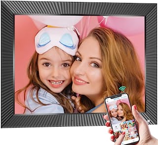 Photo 1 of 17-Inch Digital Picture Frame Dual-WiFi Digital Photo Frame - Fullja Large HD Electronic Photo Album, Auto-Rotate, Built in 32GB Memory, Wall Mountable, Instantly Share Photos/Videos via APP, Email
