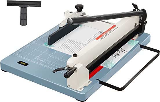 Photo 1 of VEVOR Industrial Paper Cutter A3 Heavy Duty Paper Cutter 17 Inch Paper Cutter Heavy Duty 500 Sheets Paper with Clear Cutting Guide for Offices, Schools, Businesses and Printing Shops